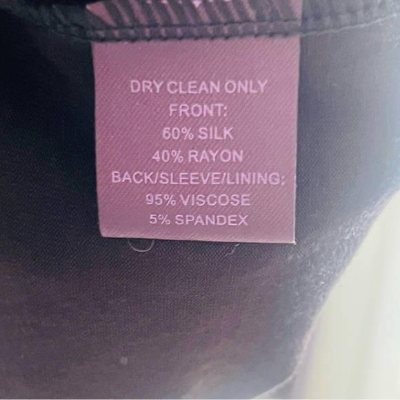 Hale Bob Black Beaded like New Dress - Size Large - Picture 8 of 10